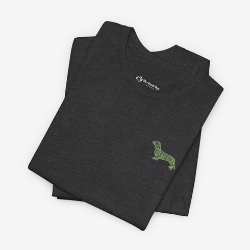 Dachshund T- Shirt - Dachshund Shirt for Women - Dachshund Mandala Tee